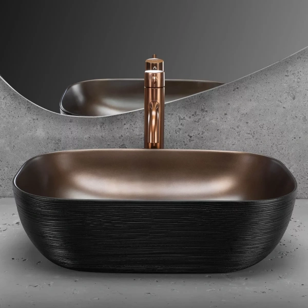 Умывальник Rea Belinda Copper Brush U6384