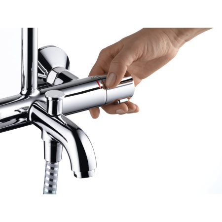 Душевая система термостатическая Hansgrohe Vernis Blend Showerpipe 200 1jet 26274000
