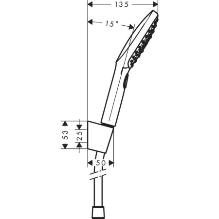 Душевой гарнитур Hansgrohe Raindance Select E 3jet 26720000