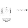 Накладная раковина Wellsee Croquis 2.0 150401000