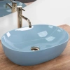 Умывальник Rea Lisa L.Blue Shiny U6620