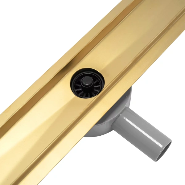 Трап для душа Rea Greek PRO mirror Gold 70