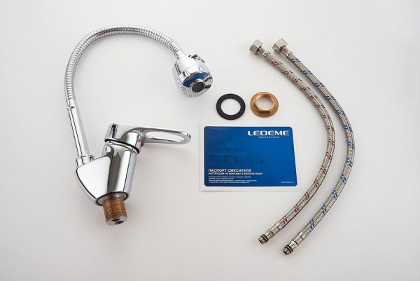 Смеситель с гибким изливом Ledeme 4304 Смеситель с гибким изливом Ledeme 4304