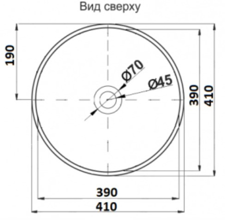 Умывальник CeramaLux 7078ASP