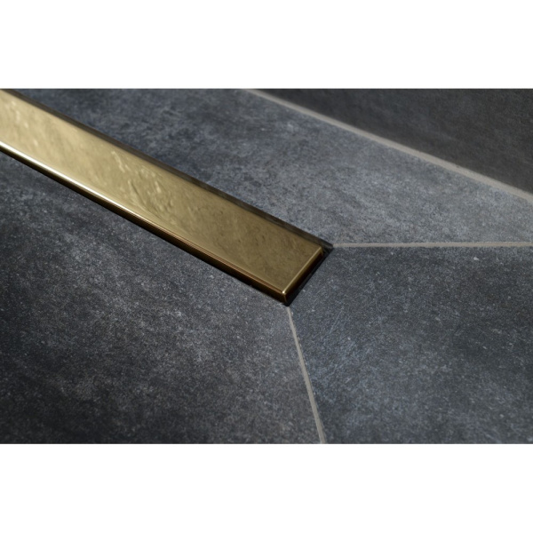 Душевой лоток Pestan Confluo Frameless Line 30 Gold
