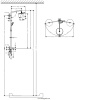 Душевая система Hansgrohe Croma Showerpipe 1jet Reno 27224000