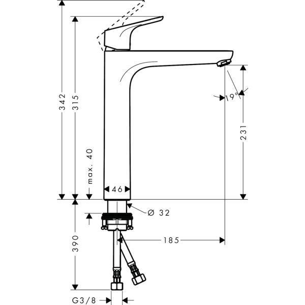 Смеситель Hansgrohe Focus 230 31532000