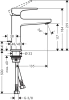 Смеситель Hansgrohe Metropol 74506000