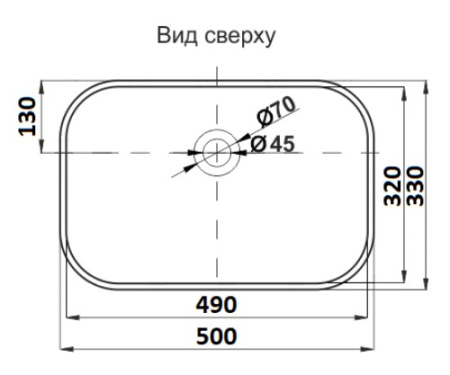 Умывальник CeramaLux 9447