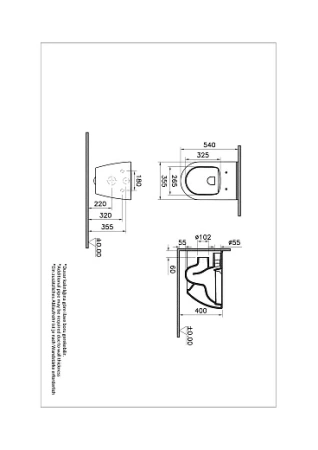 Подвесной унитаз Vitra Mia Round SmoothFlush