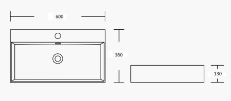 Умывальник Milleau Miel 60 MU0094A-GW