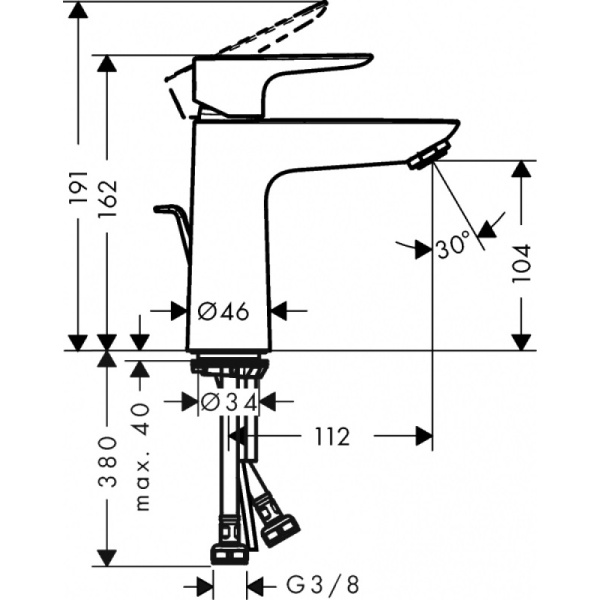 Смеситель Hansgrohe Talis 71712700