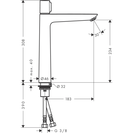 Смеситель Hansgrohe Talis 71753000