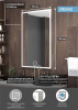Зеркало Continent Strong Gray LED 60/70 70х120