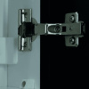 Пенал зеркальный подвесной Continent Elmage Black LED 45х160