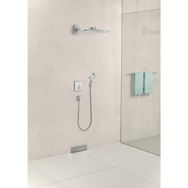 Смеситель встраиваемый термостатический Hansgrohe ShowerSelect Glass 15738400