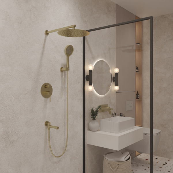 Душевая система встраиваемая Oliveeka OL-939017-BG