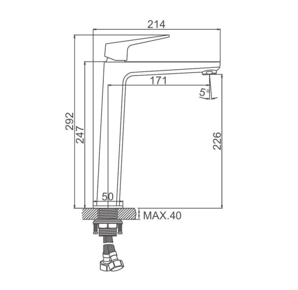 Смеситель Ledeme L1181 Смеситель Ledeme L1181
