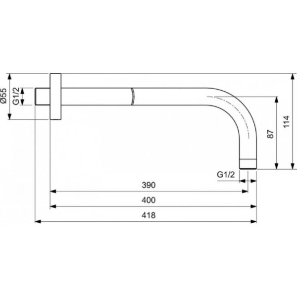 Кронштейн для верхнего душа Ideal Standard IdealRain B9445XG