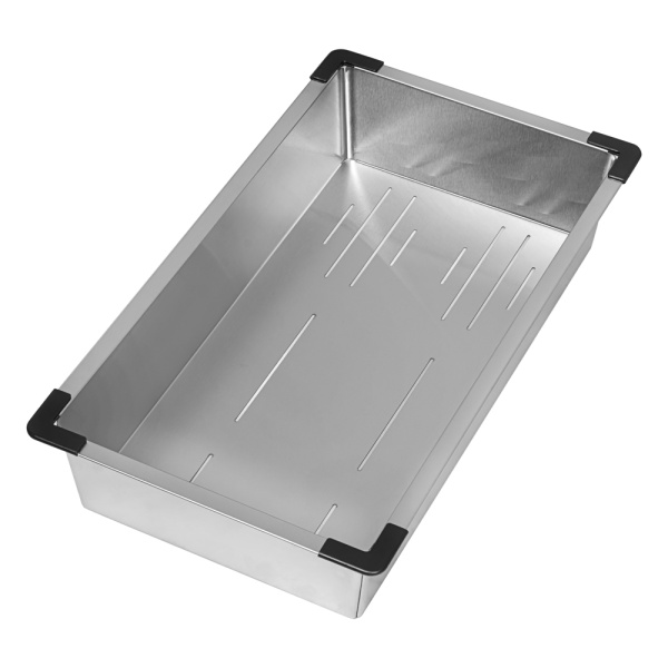 Кухонная мойка Arfeka Eco AR Satin 50х50 с коландером G и дозатором