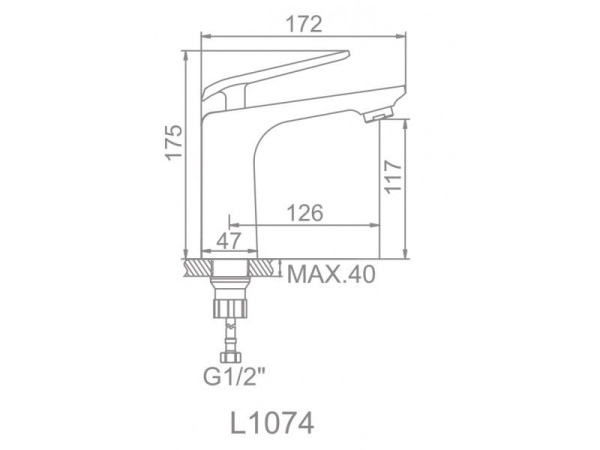 Смеситель Ledeme 1074