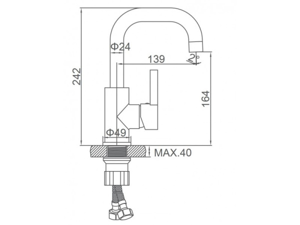Смеситель Ledeme 1099B Смеситель Ledeme 1099B