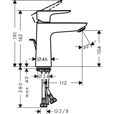 Смеситель Hansgrohe Talis 71710670