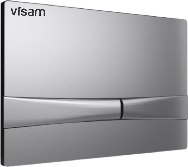Кнопка для инсталляции Visam F2 хром матовый