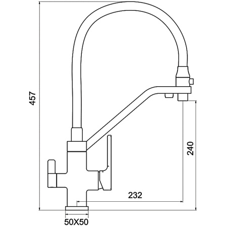 Смеситель Gappo G4317-6