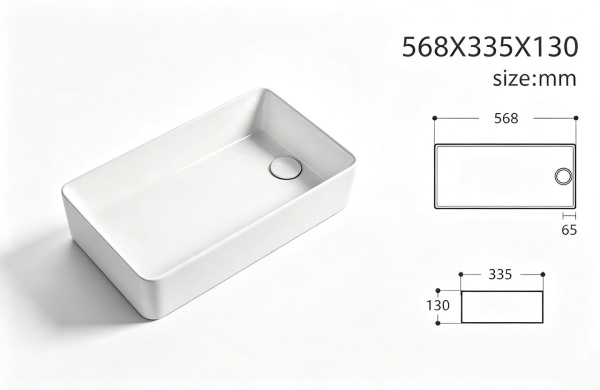 Умывальник Axus 55 9687C Умывальник Axus 55 9687C