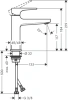 Смеситель Hansgrohe Metropol 74507000