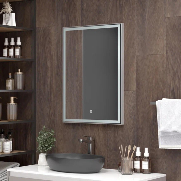Зеркало Continent Strong Gray LED 60/70 60х80
