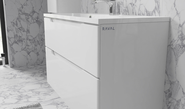 Тумба подвесная под умывальник Raval Wector 100 белая