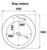 Умывальник CeramaLux B133B