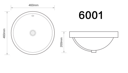 Умывальник Axus 6001
