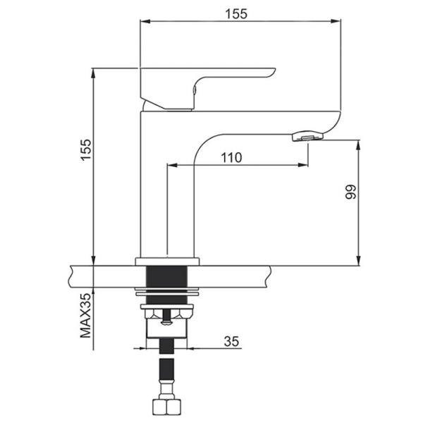 Смеситель Gappo G1048-9 Смеситель Gappo G1048-9