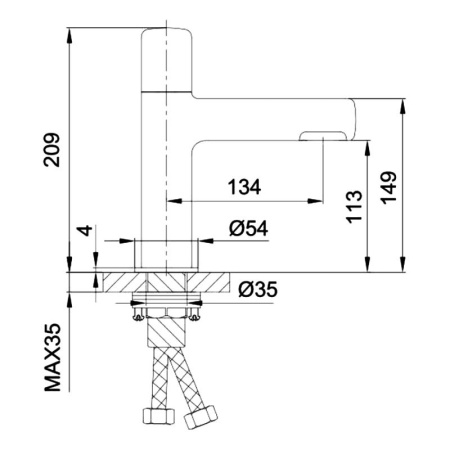 Смеситель Gappo G1052-81