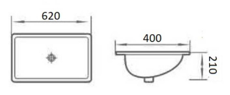 Умывальник CeramaLux 540F