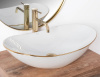 Умывальник Rea Royal Gold Edge U8570