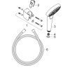 Душевой гарнитур Hansgrohe Croma Select S Vario 3jet 26411400
