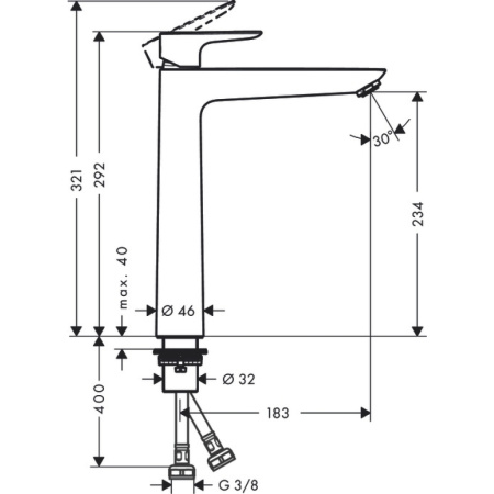 Смеситель Hansgrohe Talis 71717700