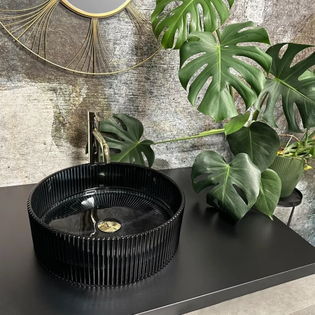 Умывальник Rea Ingrid Black U6800
