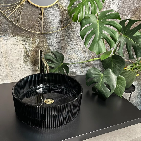 Умывальник Rea Ingrid Black U6800