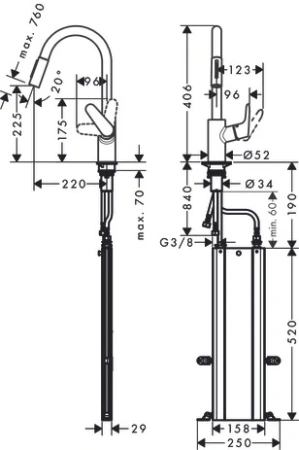 Смеситель Hansgrohe Focus73880000