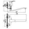 Смеситель Ledeme 4614-B