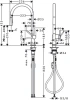 Смеситель Hansgrohe Talis 72842670