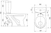 Напольный унитаз Santeri Ультра 1P4013S0000BF