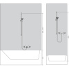 Душевой гарнитур Hansgrohe Croma Select S 1jet EcoSmart 26575400