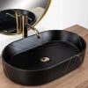 Умывальник Rea Nadia 60 black matt stone U8565