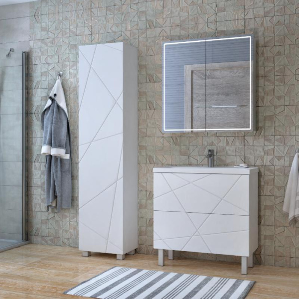 Шкаф зеркальный Vigo Geometry Classic 100х80